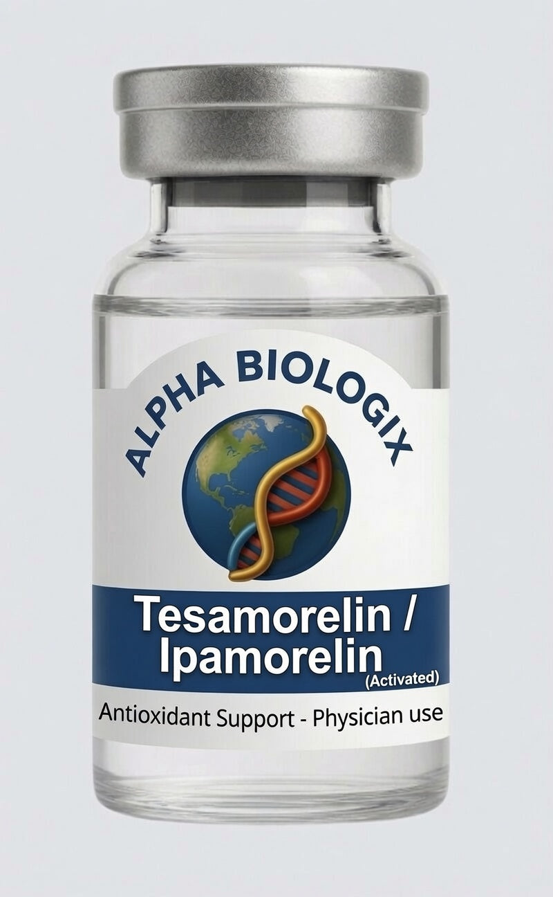 Tesamorelina / Ipamorelina (10 mg/5 mg) — Activado 2.5 mg/1.25 mg/mL · 4 mL